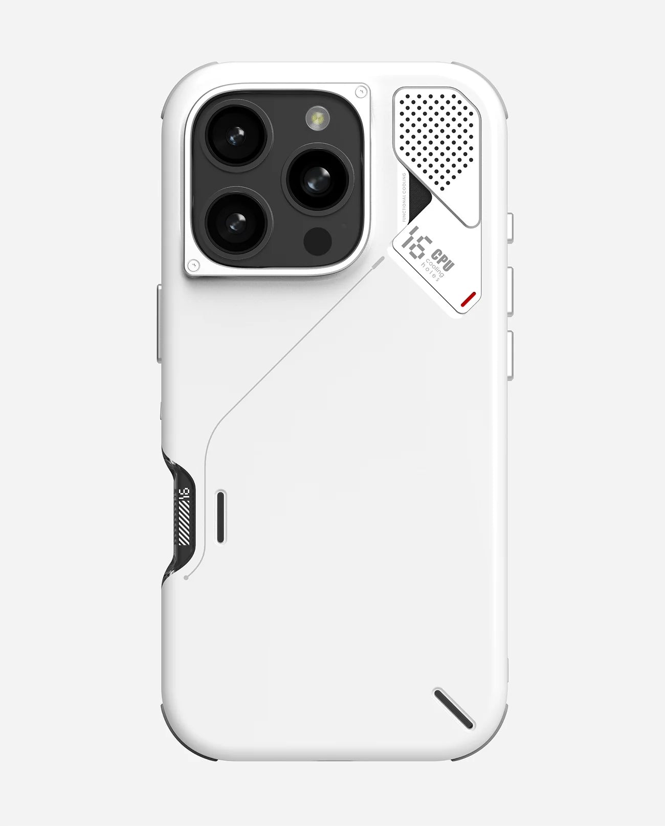 AuLumu A16 Slim Shockproof Case MagSafe for iPhone 16 Pro Real Cooling