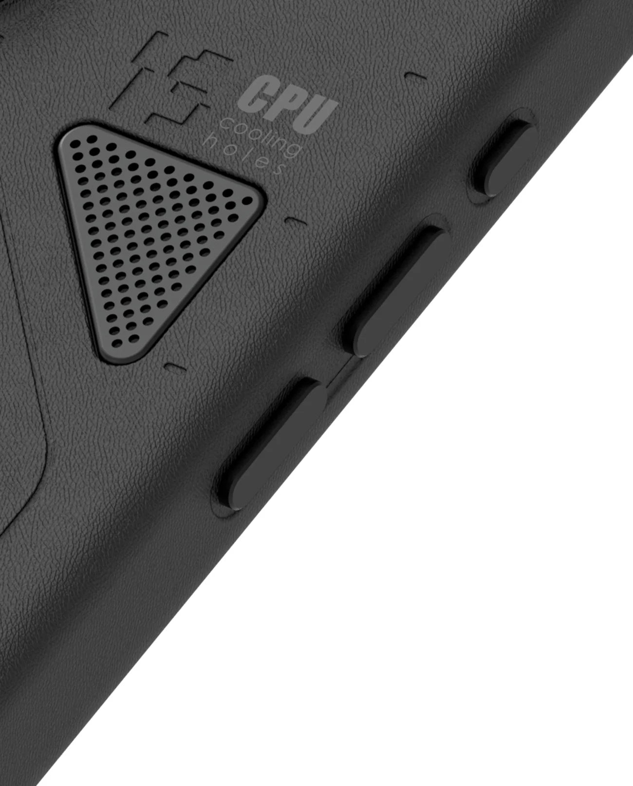 Aulumu A15 Vegan Leather Case for iPhone 15 PRO Cooling Window Black MagSafe