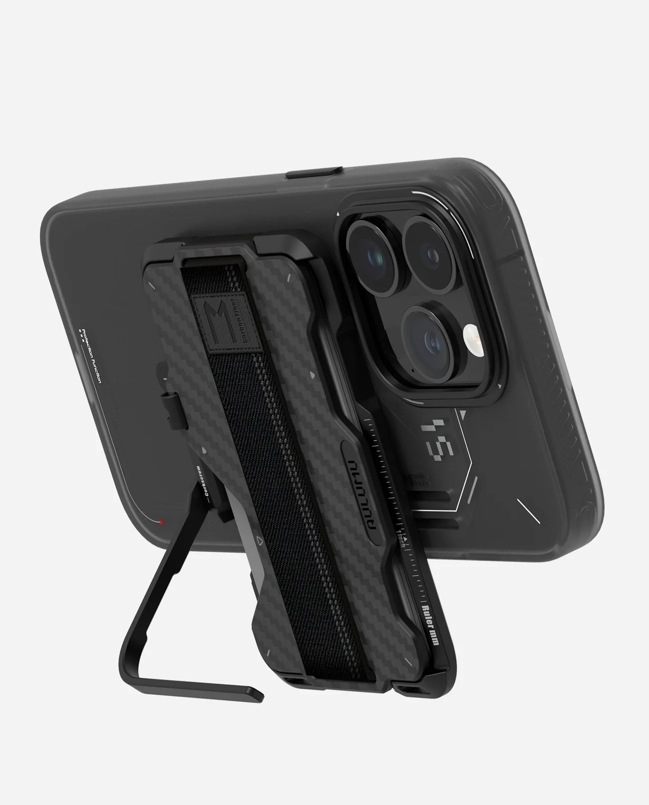 Aulumu G03 Multi-Tool Magnetic Metal Wallet Carbon Fiber Cover MagSafe