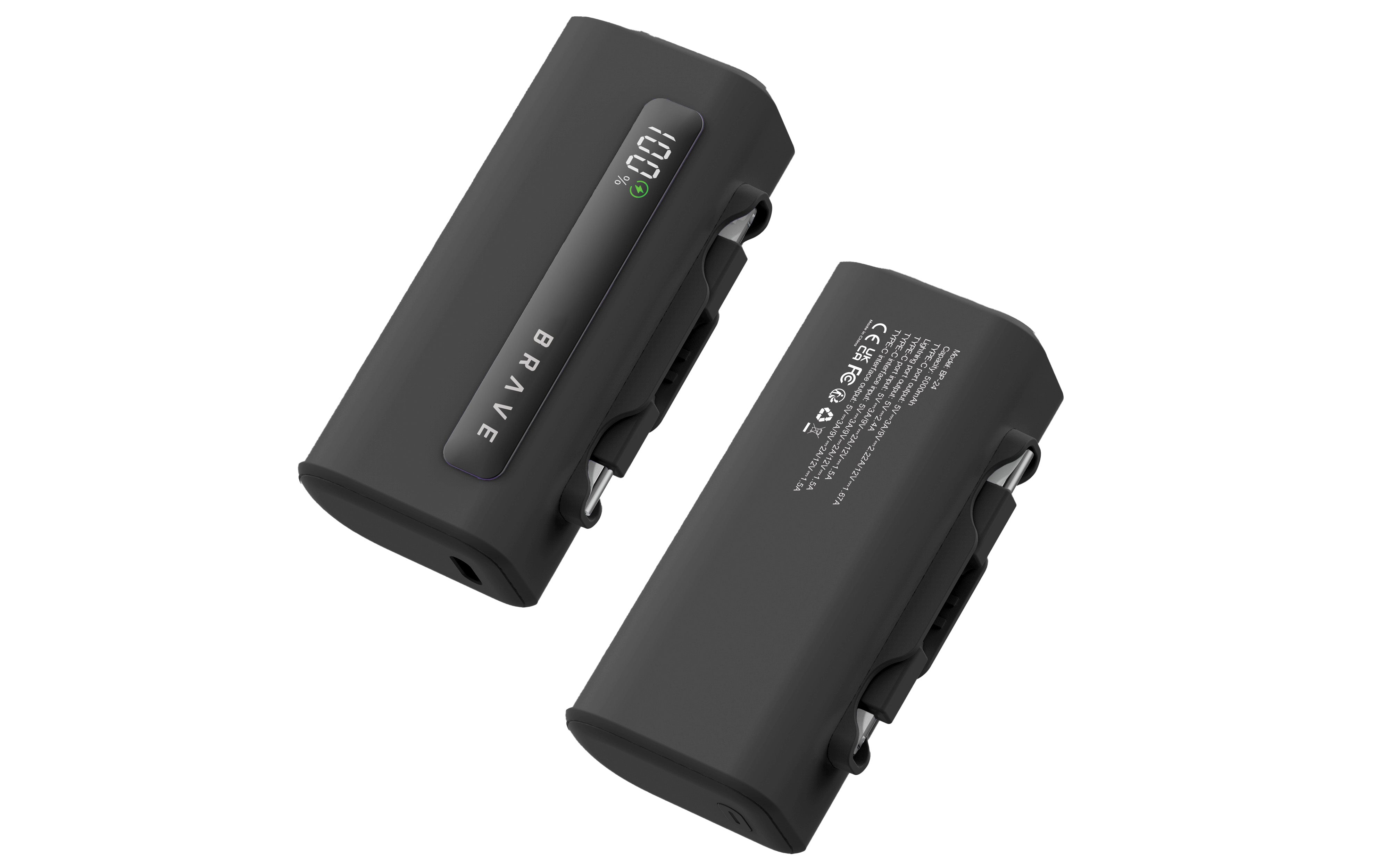 Brave Pocket Pro Mini Portable POWER BANK - Black