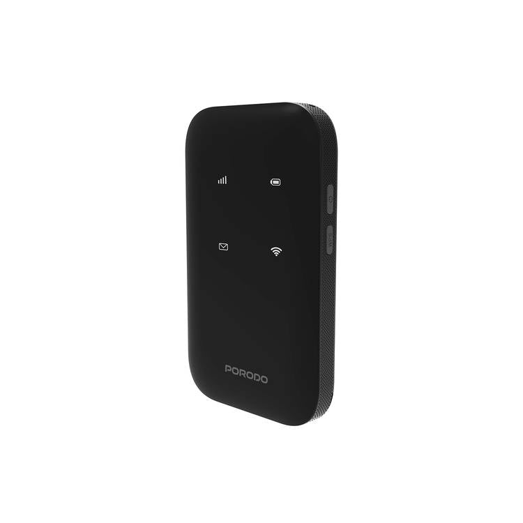 Porodo MIFI 4G Wireless Router 3000mAh Type-CBlack