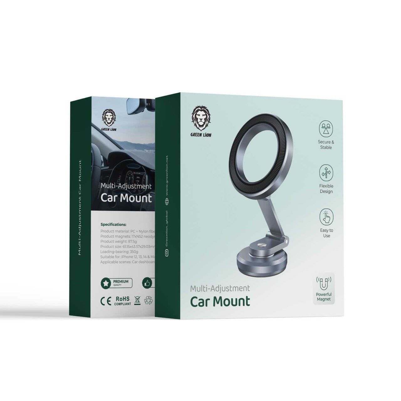 Green Lion Multi-Adjustment Car Mount