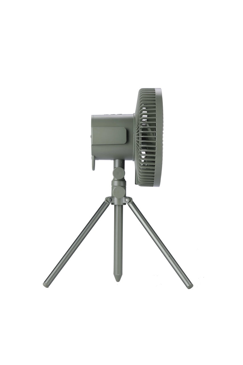 Porodo LifeStyle Outdoor Camping Fan with Remote and LED Light 10000mAh - Green
