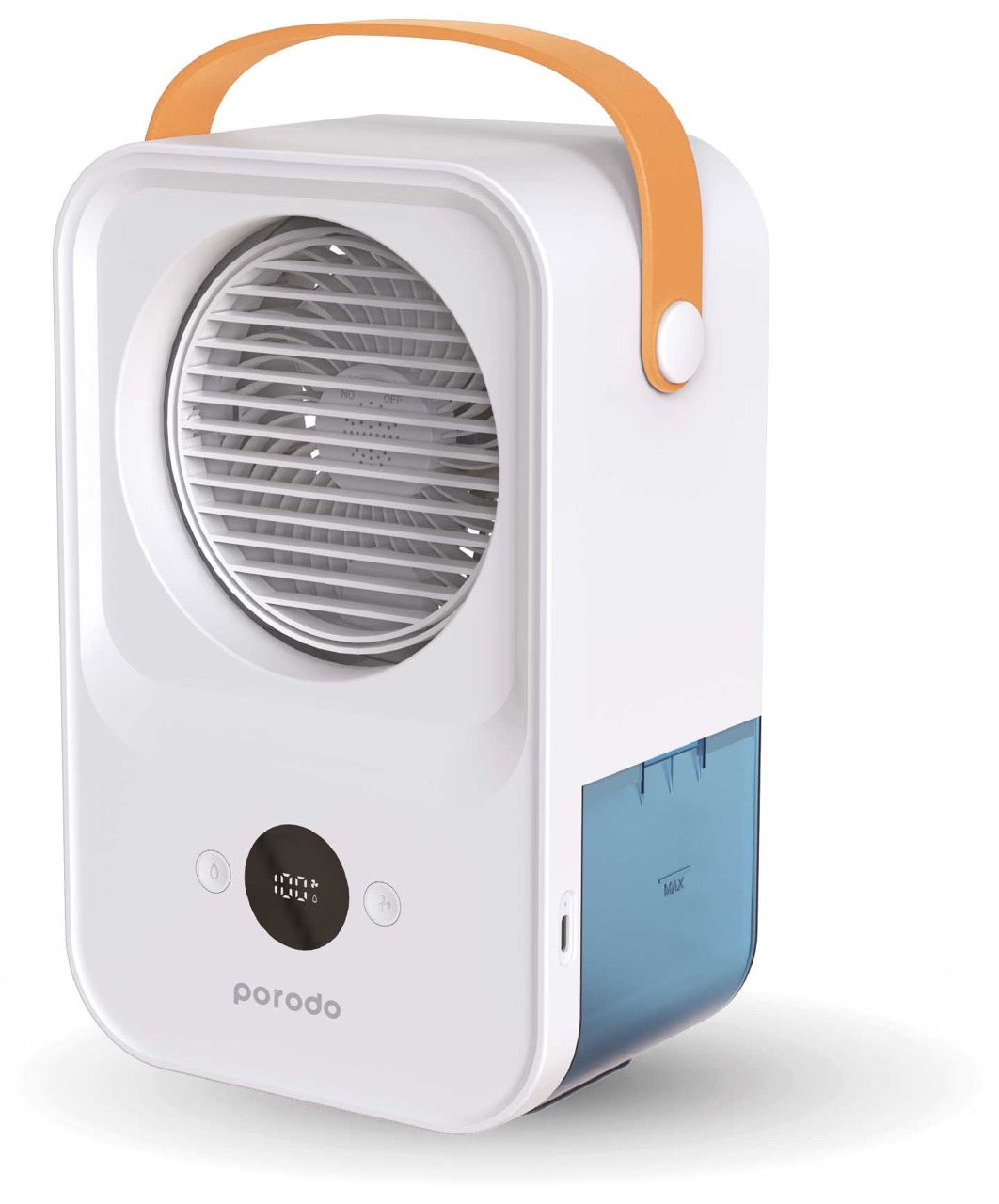 Porodo LifeStyle Nano Mist Air Cooling Fan with Remote 650mL 2000mAh - White