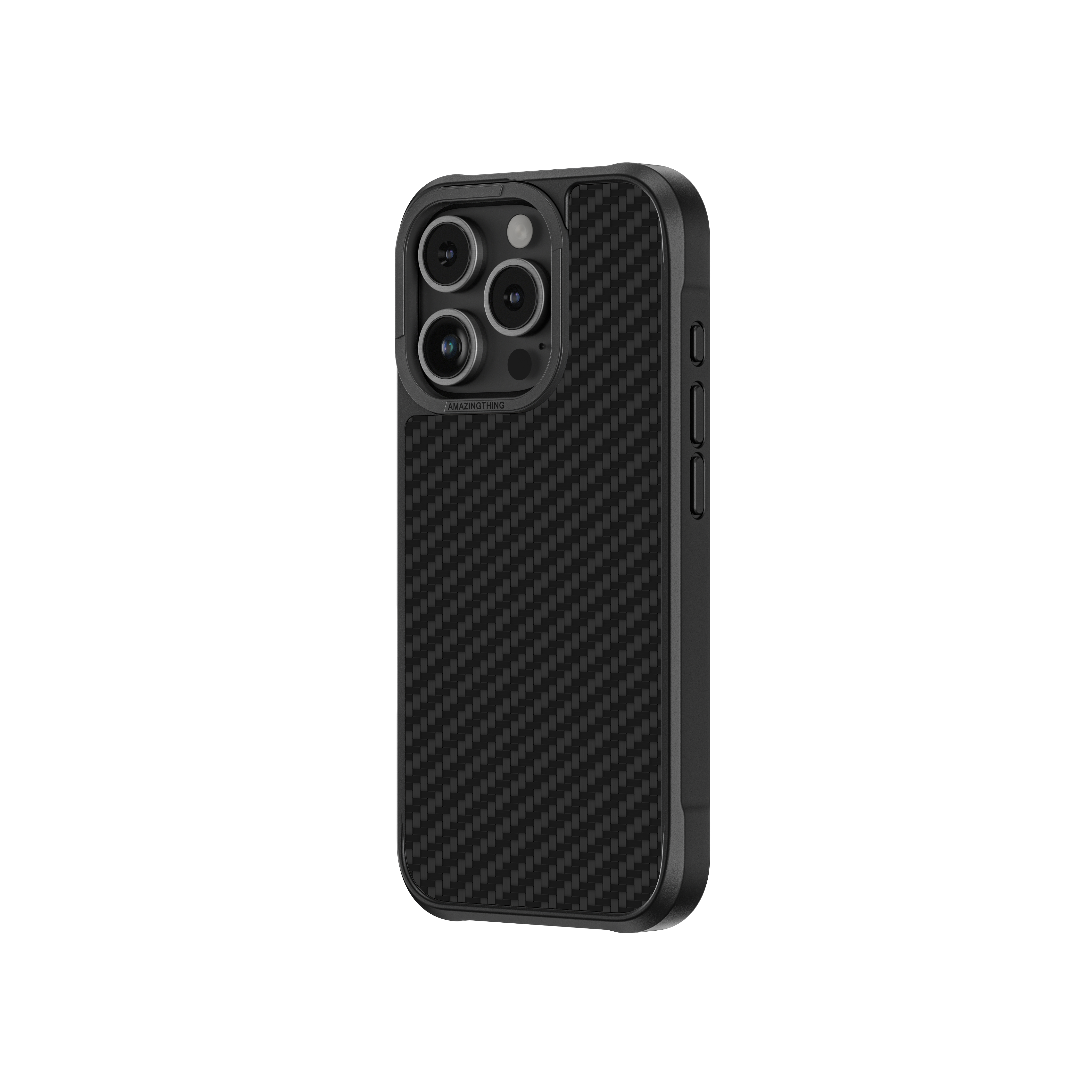 AMAZINGthing TITAN MAX MAGSAFE DROP PROOF CASE FOR IPHONE 16 PRO 6.3 HIGH TECH FIBER 1500D (Color: BLACK)