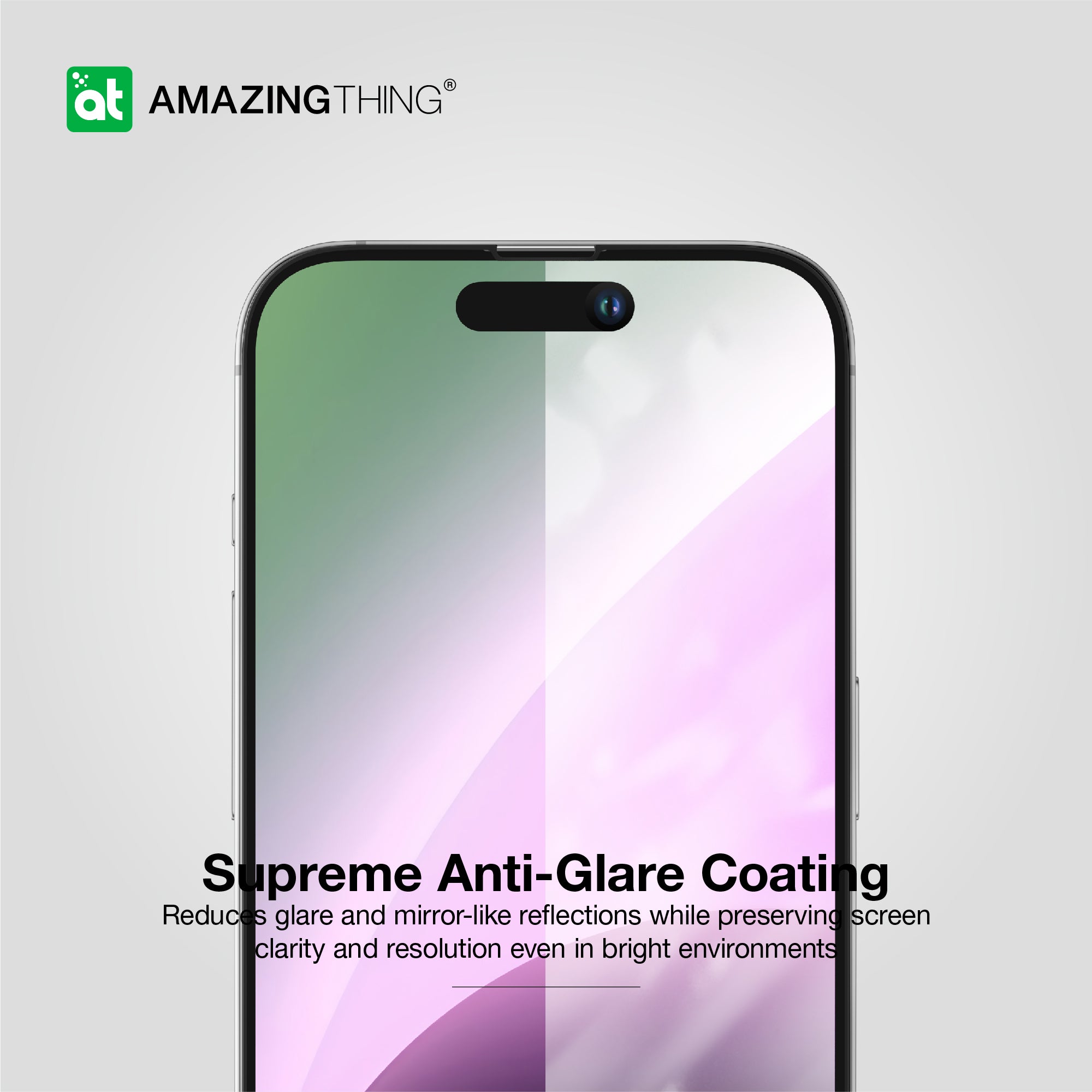 AMAZINGthing IPHONE 15 6.7 PRO MAX 2023 3D FULLY COVERED RADIX PRIVACY GLASS (PRIVACY)