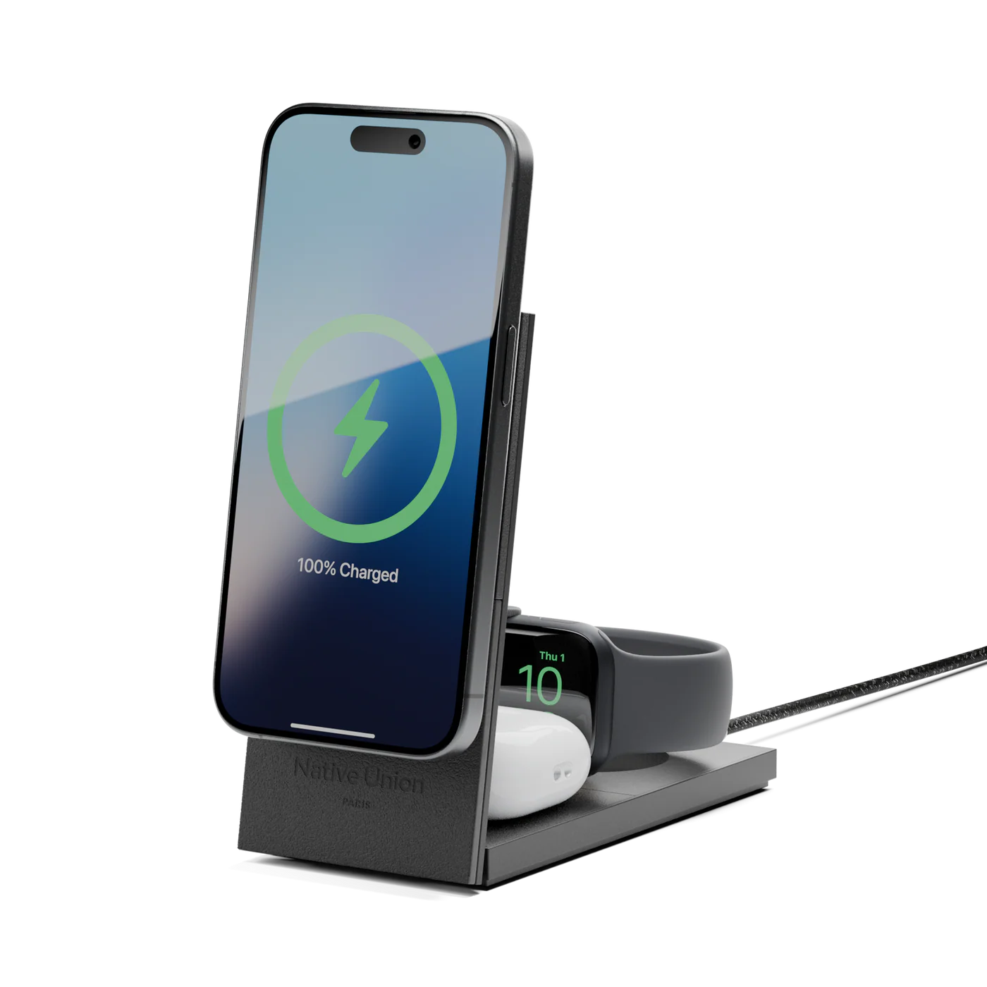 Native Union - Rise 3-in-1 Magnetic Wireless Charger - TECH STREET