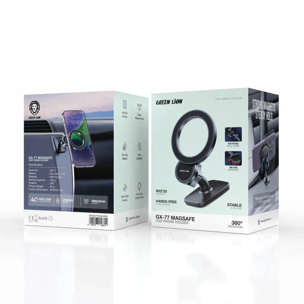 Green Lion - GX-77 Magsafe Car Phone Holder - TECH STREET