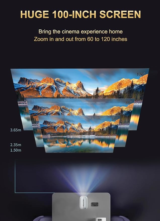 Green Lion VENUS 4K Portable Projector - White