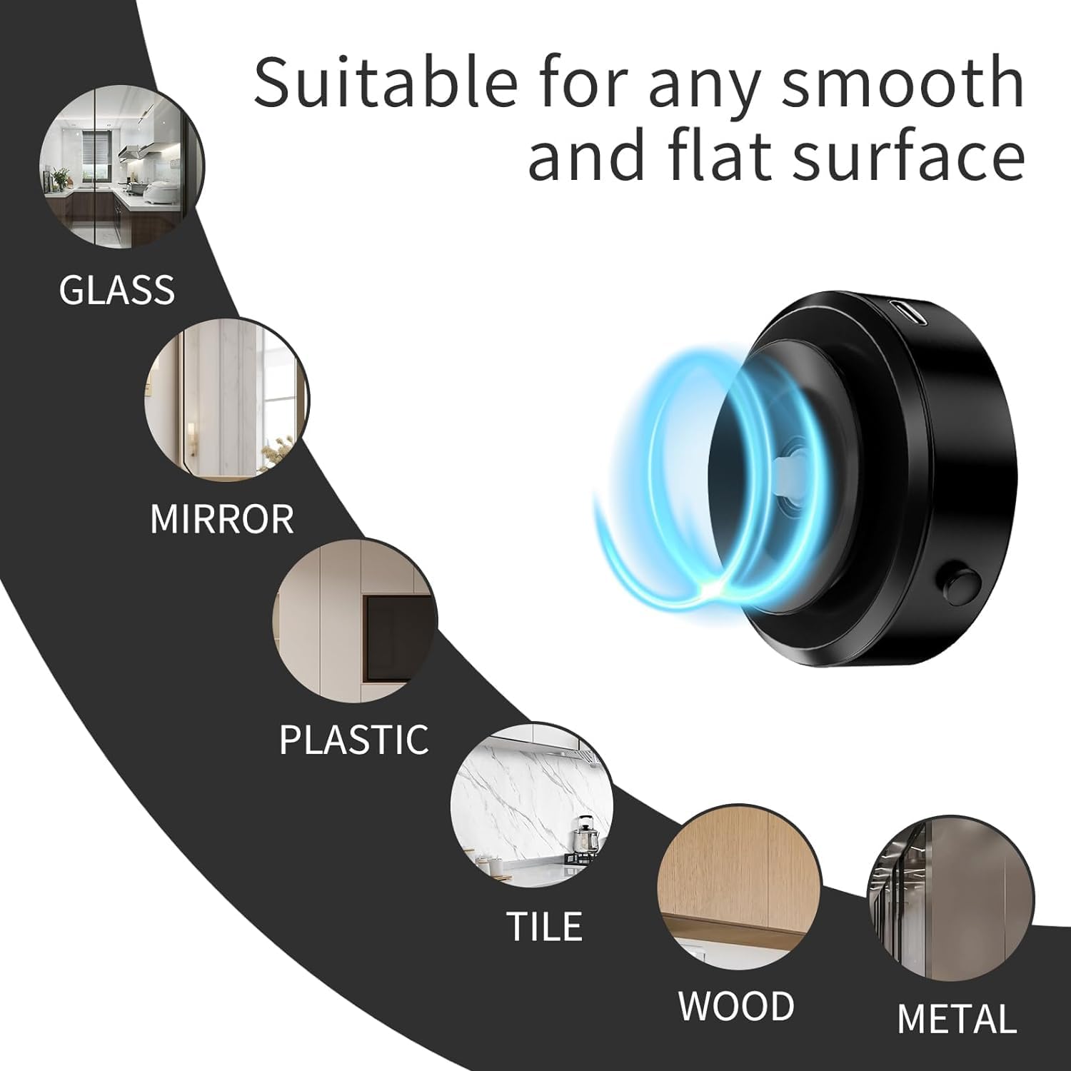 Green Lion Auto- Suction Phone Holder - Black