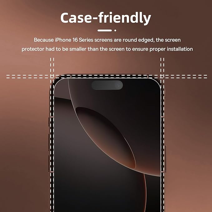 Brave Guard 2.5 D Impact & Scratch Protection iPhone 16 PRO MAX Privacy