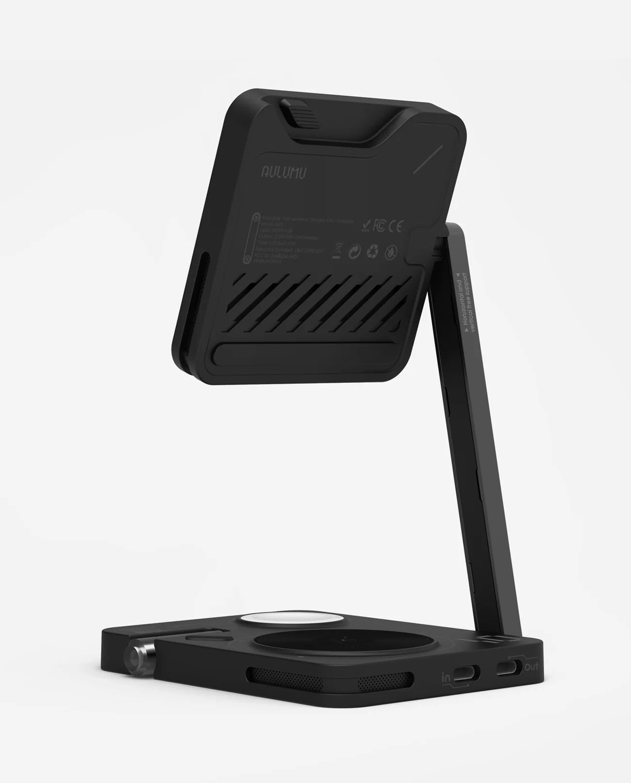 Aulumu M01 4-in-1 Folding Wireless Charging Station&Pad | MagSafe