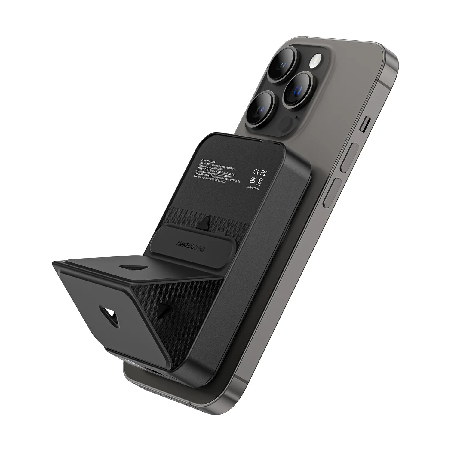 AmazingThing Thunder Pro Mag PD 10000mAh Power Bank with holder