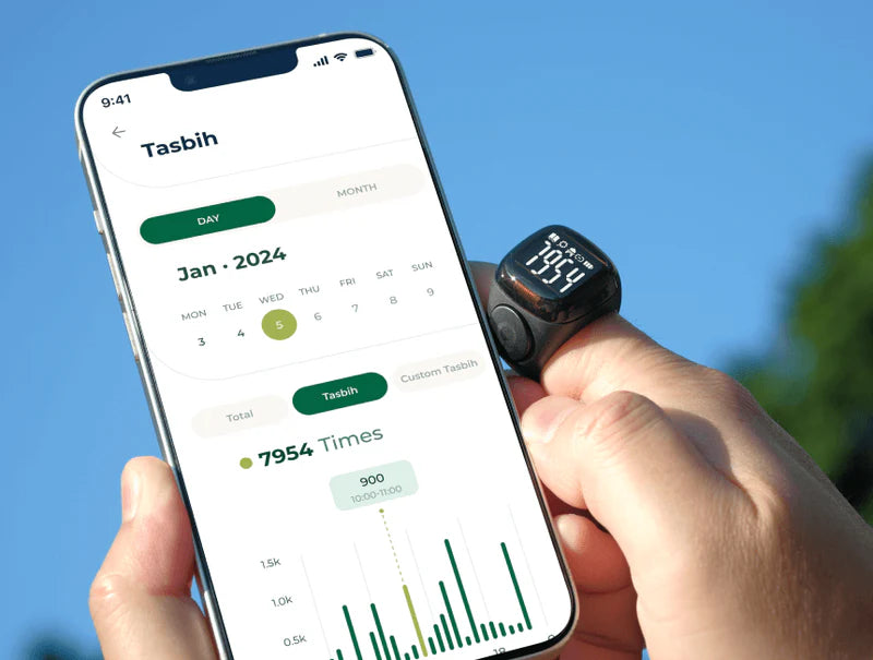 IQIBLA Zikr Noor Ring - Black