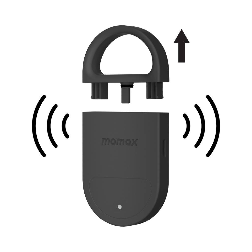 MOMAX - PinBuzz Rechargeable Personal Alarm With Find My Locator