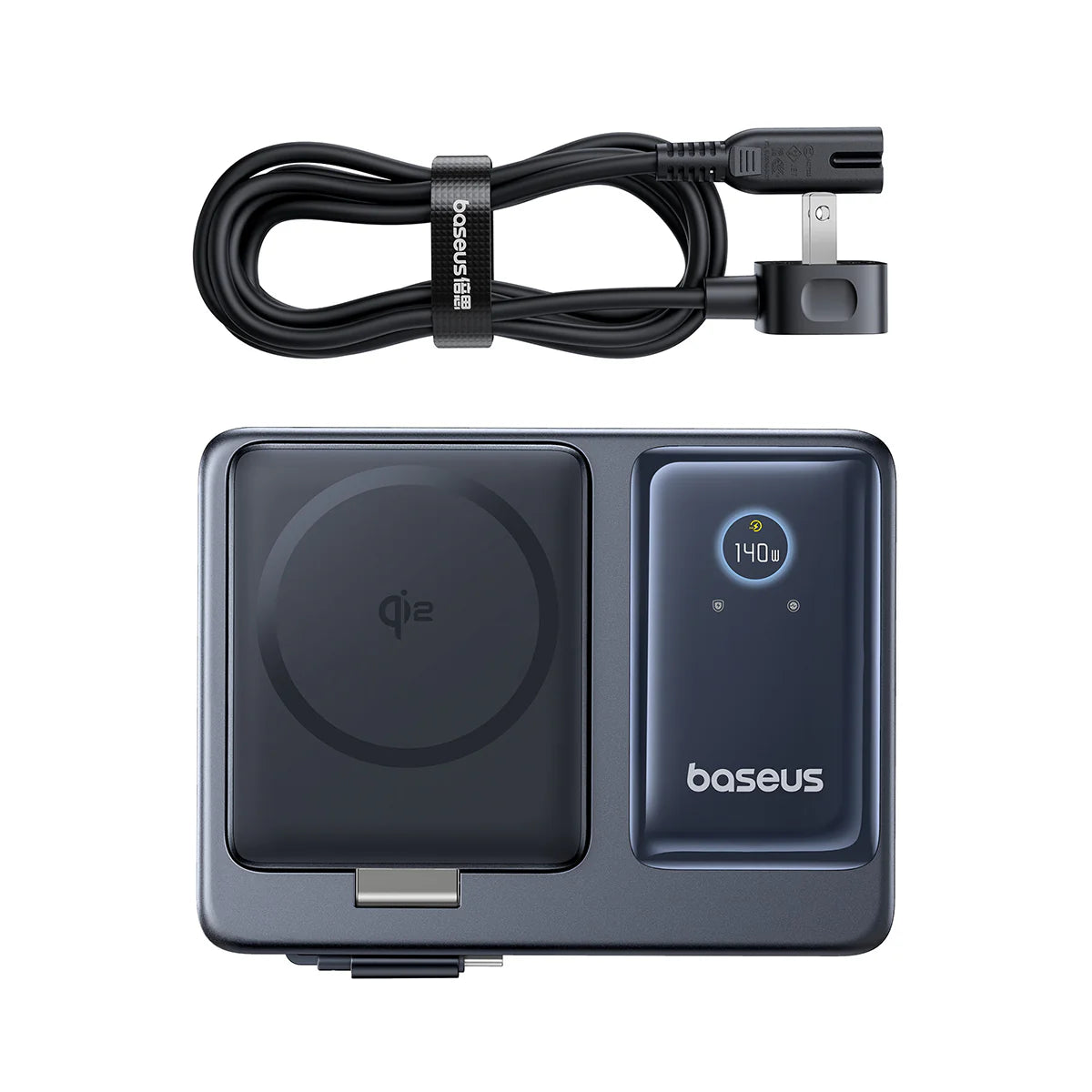 OS-Baseus Nomos 5-in-1 Desktop charger 3C+U 140W QI2 Wireless