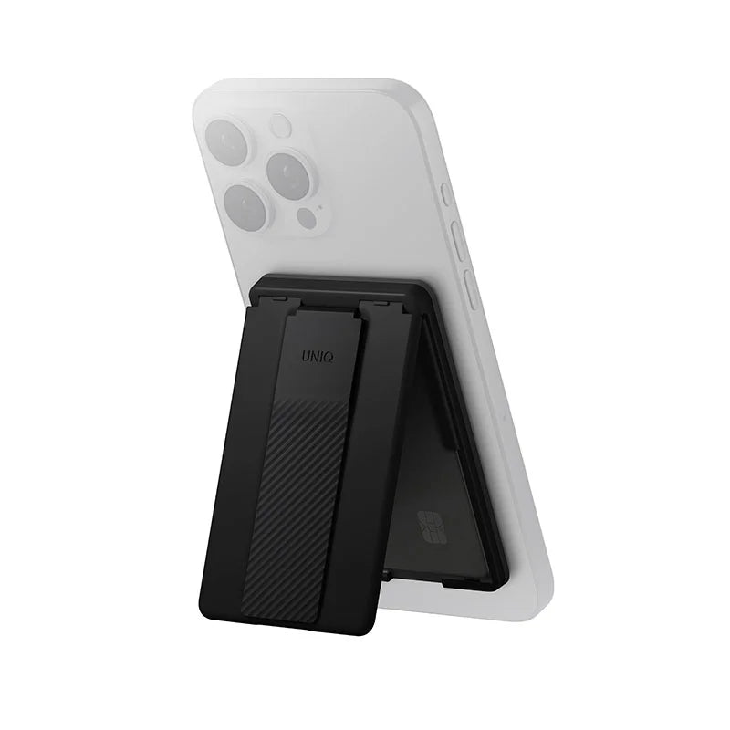 UNIQ HELDRO ID MAGNETIC CARD HOLDER WITH GRIP-BAND AND STAND