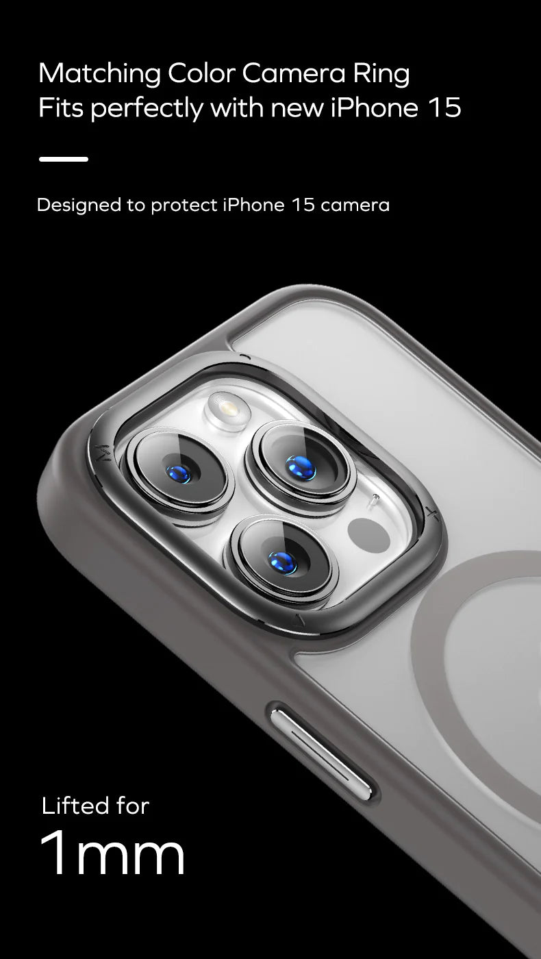 MOMAX PLAY MAGNETIC CASE FOR IPHONE 15 6.7 PRO - BLACK