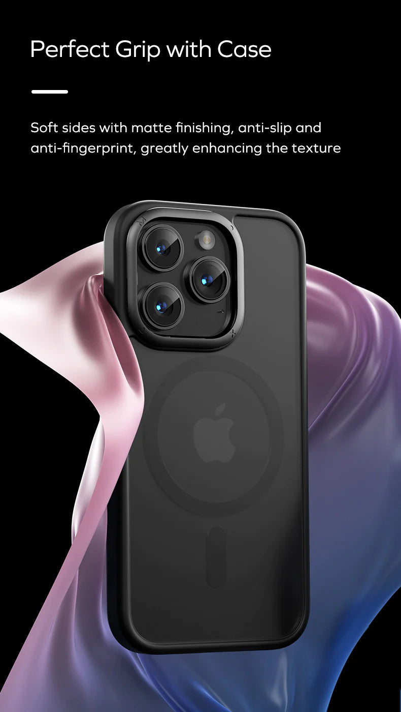 MOMAX PLAY MAGNETIC CASE FOR IPHONE 15 6.7 PRO - BLACK