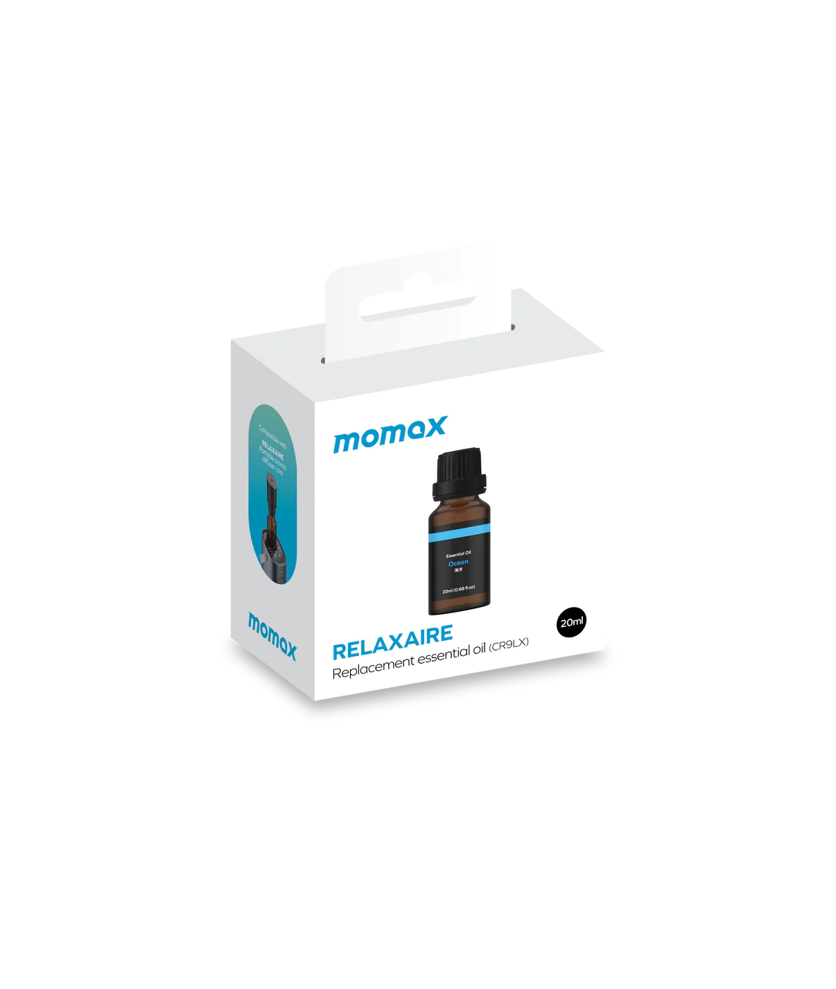 MOMAX RELAXAIR REPLACEMENT AROMA OIL OCEAN 20ML BLUE