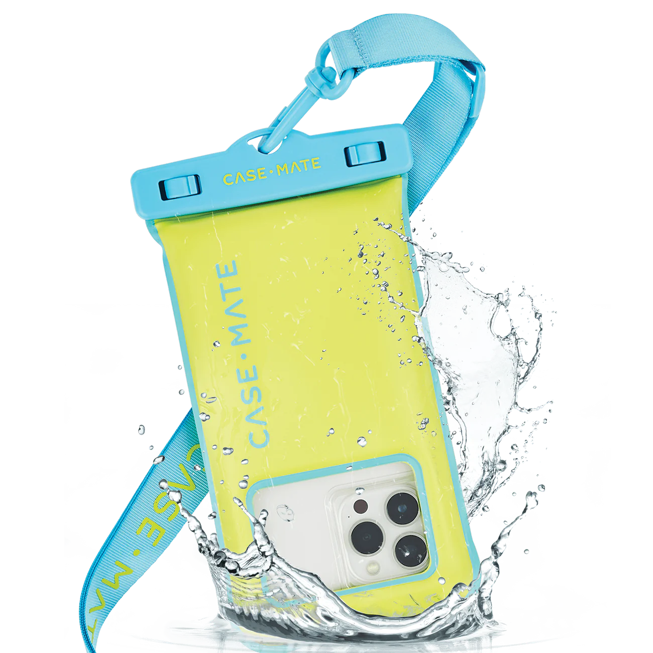CASE-MATE - WaterProof Floating Pouch - Lime/Pool