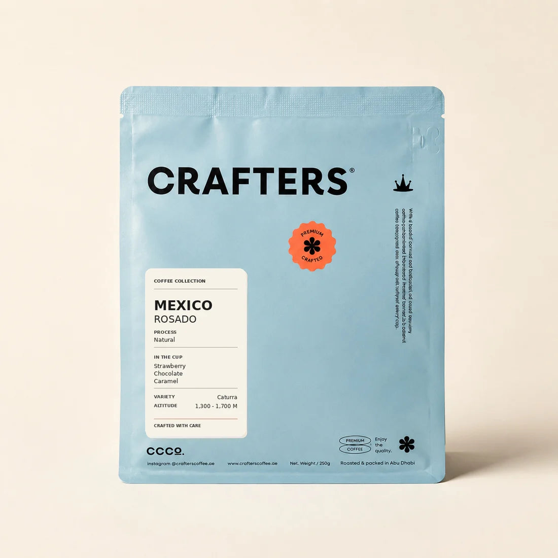 CRAFTERS COFFEE – Mexico Rosado Specialty Coffee 250g