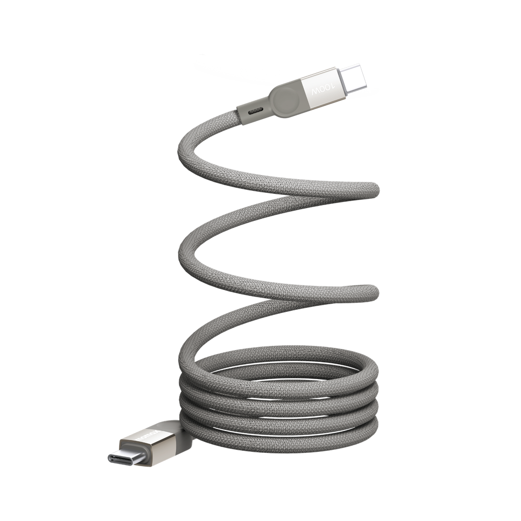 MOMAX ELITE MAG LINK 100W USB-C TO USB-C MAGNETIC CABLE 1M
