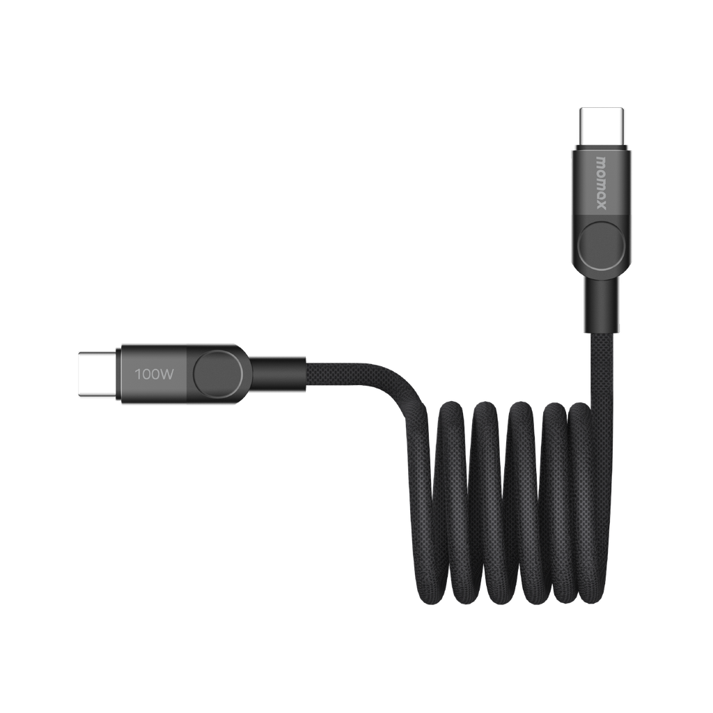 MOMAX MAG LINK 100W USB-C TO USB-C MAGNETIC CABLE 2M
