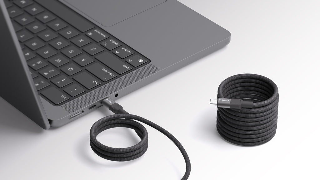 MOMAX MAG LINK 100W USB-C TO USB-C MAGNETIC CABLE 2M