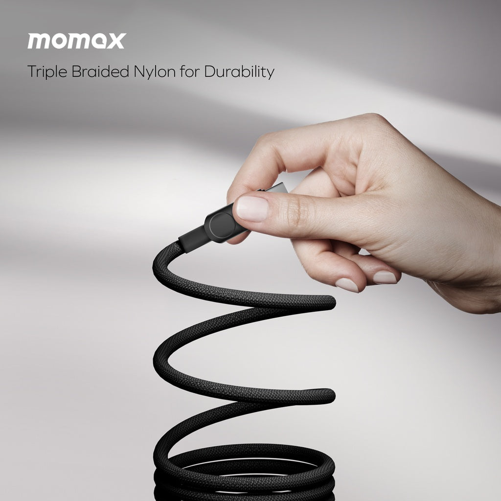 MOMAX MAG LINK 100W USB-C TO USB-C MAGNETIC CABLE 2M