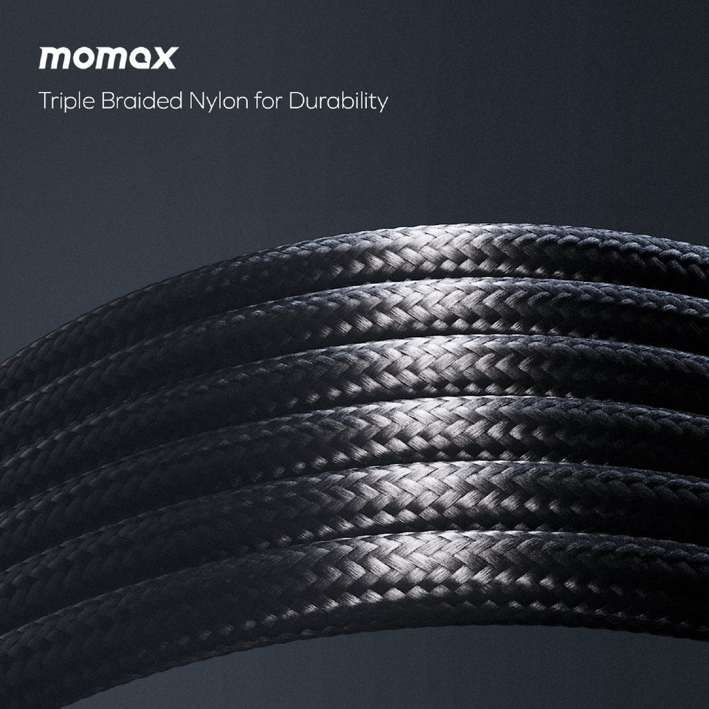 MOMAX MAG LINK 240W USB-C TO USB-C MAGNETIC CABLE 2M