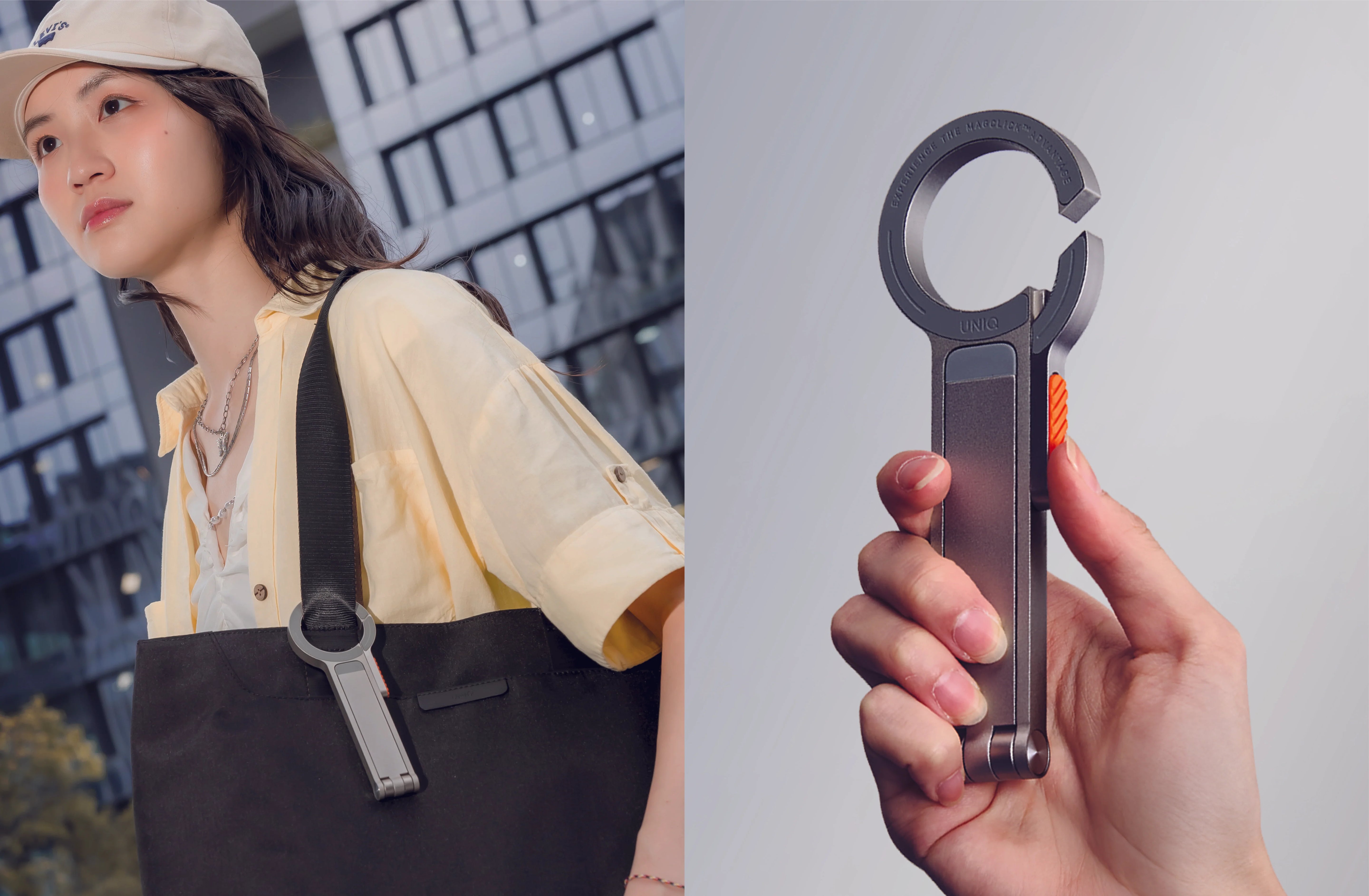 Uniq Arcus Aluminium Magnetic Carabiner Tripod - TECH STREET