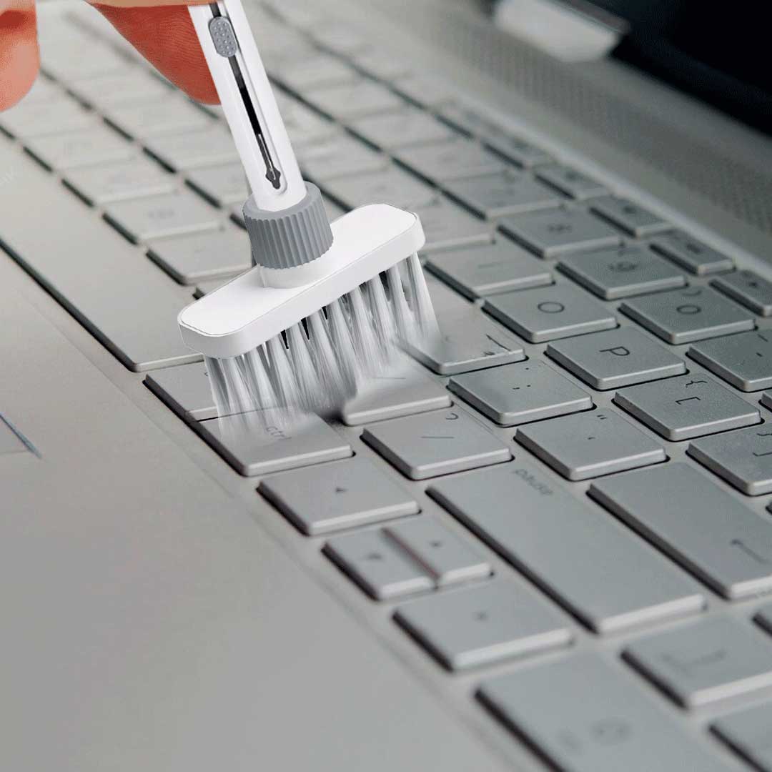 Green Lion 5 in 1 Multifunctional Cleaning Brush - White