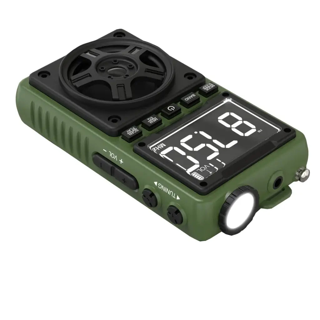 Green Lion Voyager Portable Radio with Bluetooth Speaker