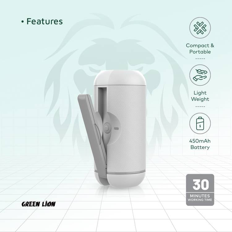 Green Lion Portable Bidet Sprayer 450mAh - White