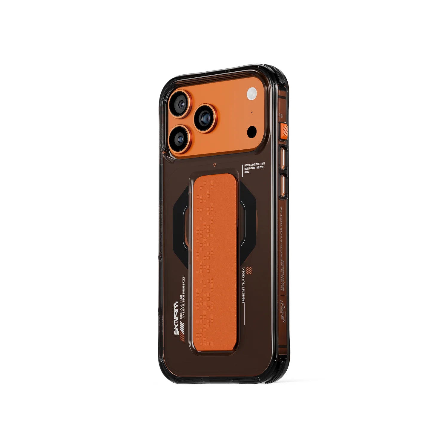 SKINARMA - iPhone 17 Pro 6.3 MagCharge & Grip-Stand Haxa Case - Clear