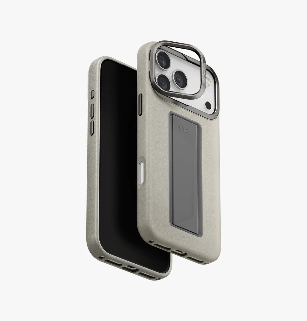 UNIQ - IPhone 17 Pro Max Heldro Pro FlexGrip™ Leatherette Case