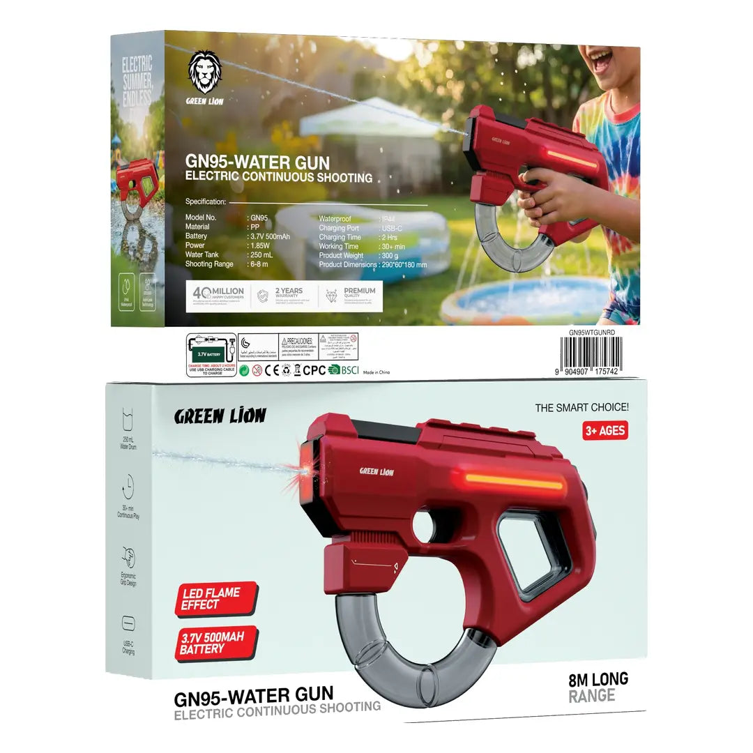 Green Lion GN95-Water Gun with Electric Continuous Shooting