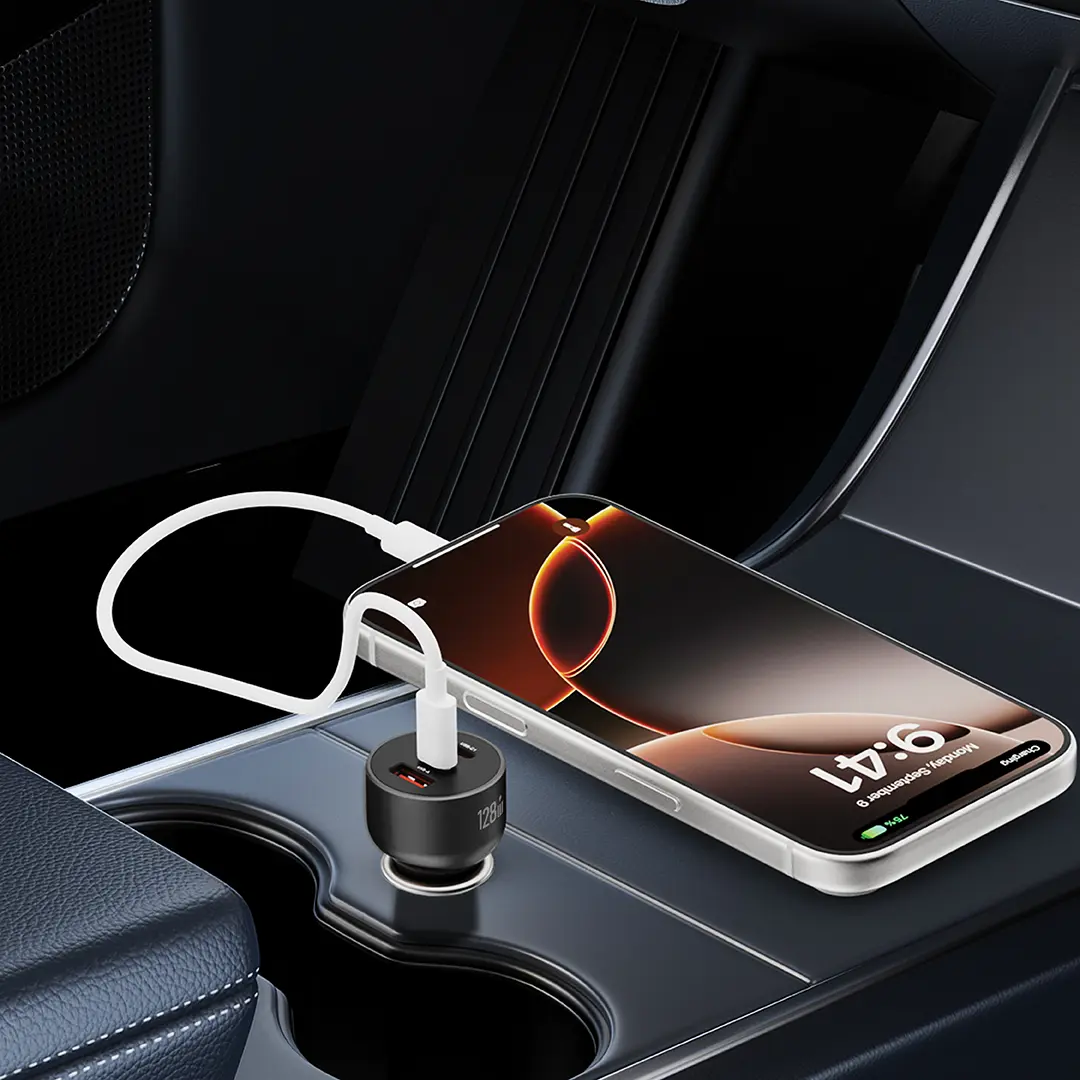 Green Lion Trio Volt Car Charger 128W