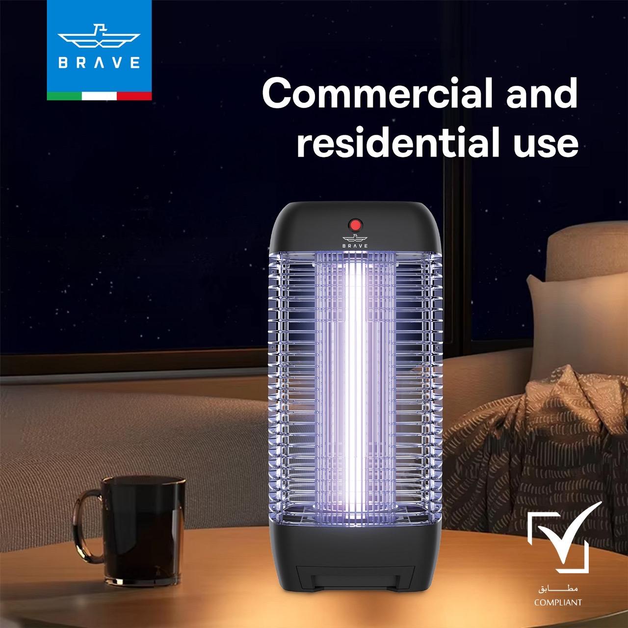 Brave 10W Electric Insect Killer Bug Zapper with Mosquito Lamp Interchangeable UV Tube