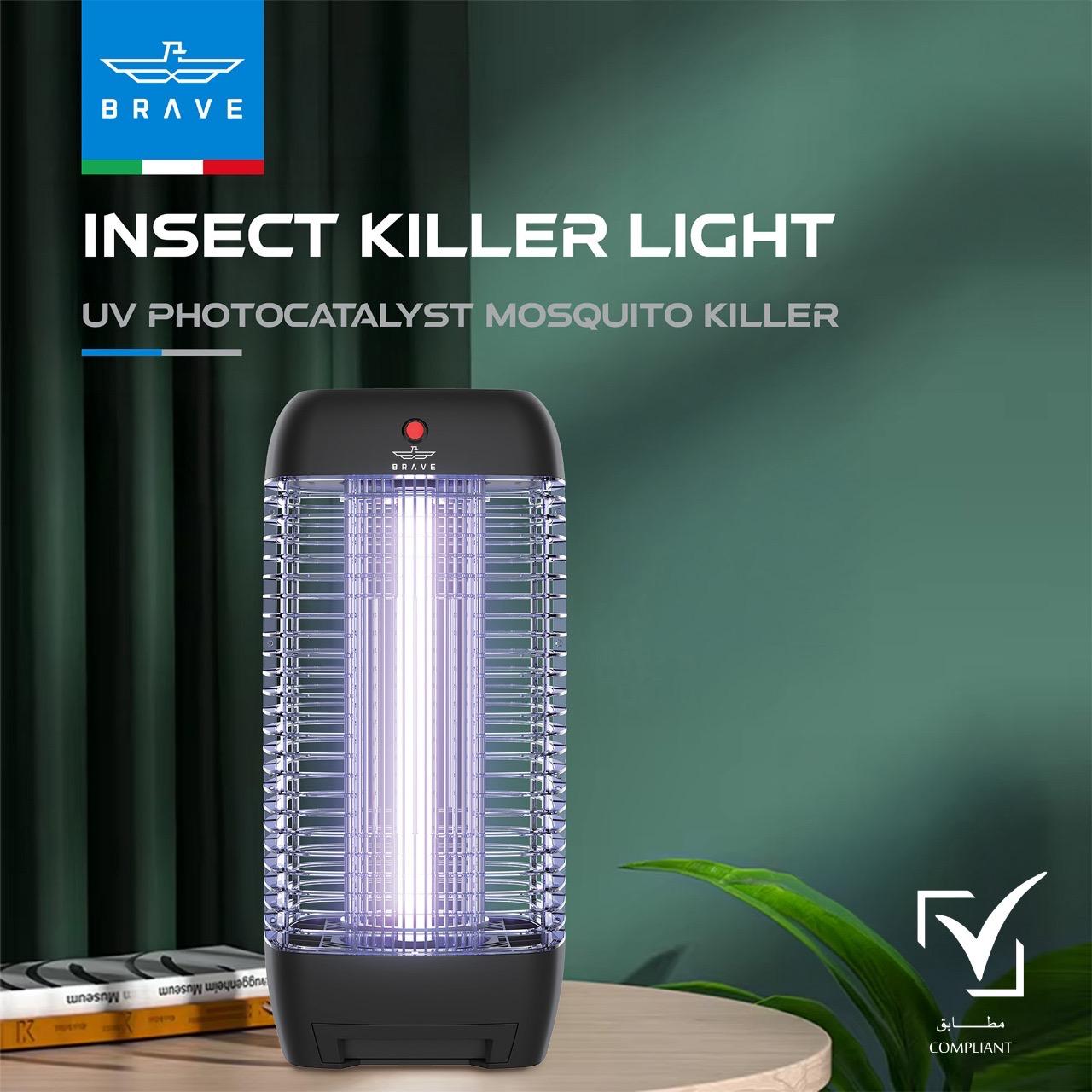 Brave 10W Electric Insect Killer Bug Zapper with Mosquito Lamp Interchangeable UV Tube