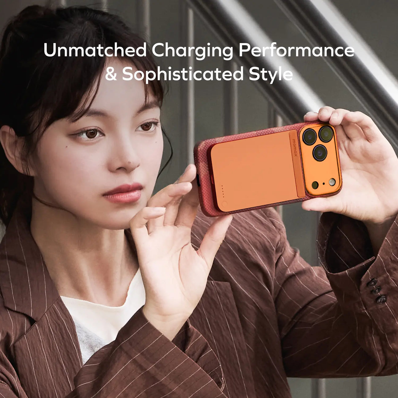 MOMAX 1-Power S.Pass 5000mAh Qi2 Magnetic Wireless Battery Pack