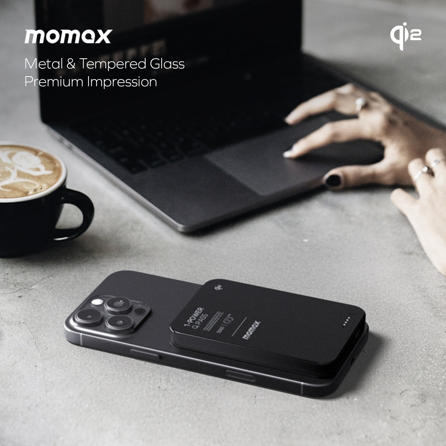 MOMAX 1-POWER Q.PASS 5000mAh QI2 Magnetic Wireless Power Bank - TECH STREET