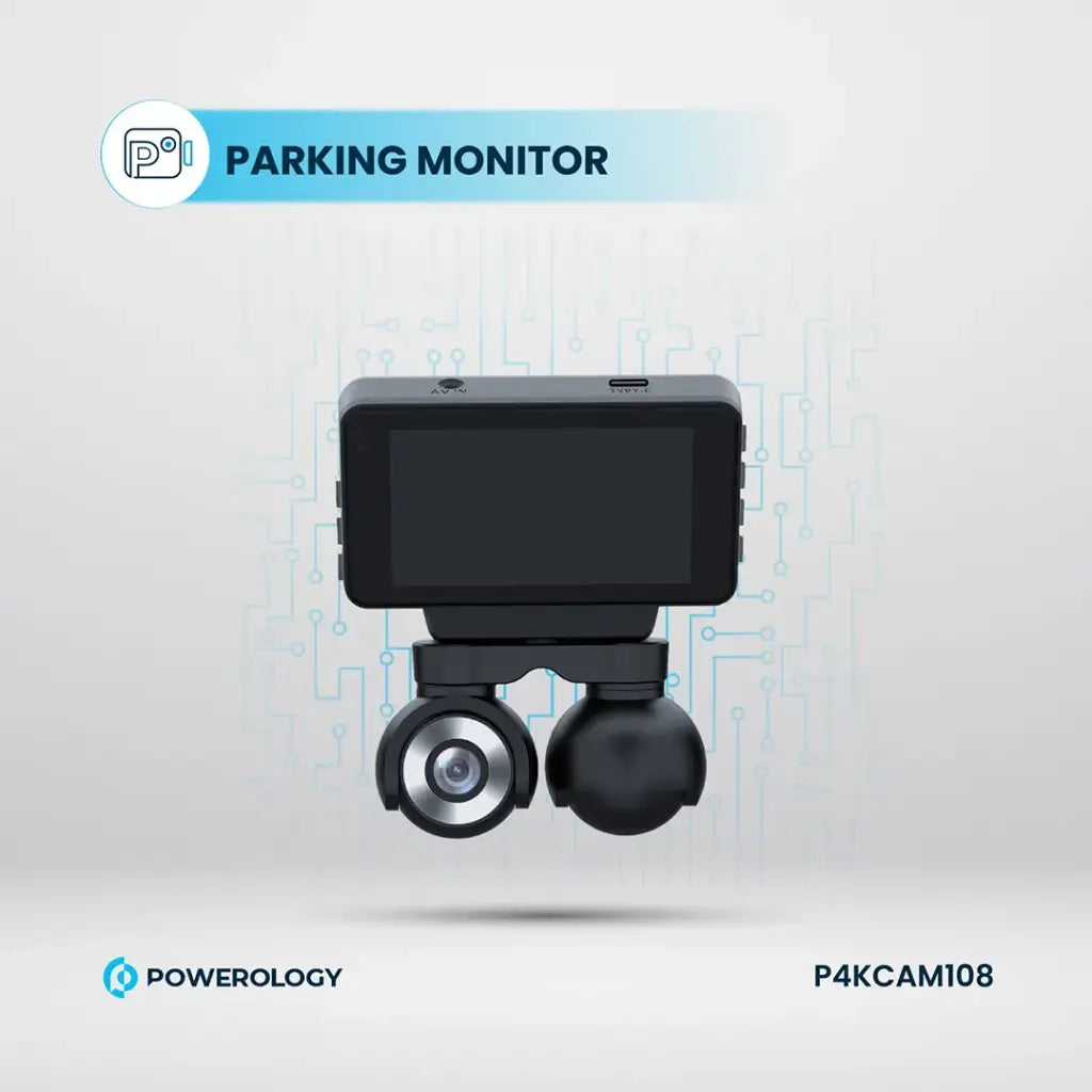 Powerology - Dual Lens Dash Camera