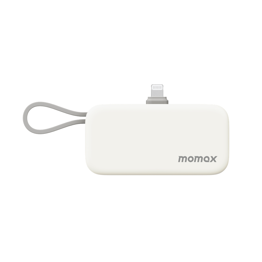 MOMAX 1-POWER MINI 5000mAh 3IN1 POWER BANK WITH LIGHTNING PLUG