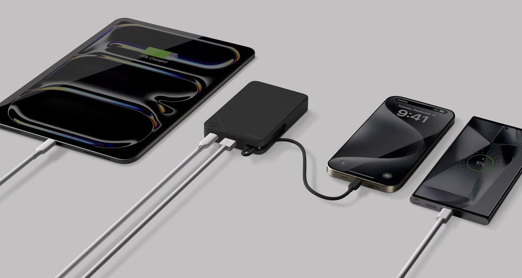MOMAX 1-POWER X 10000mAh POWER BANK WITH BUILT-IN USB-C CABLE