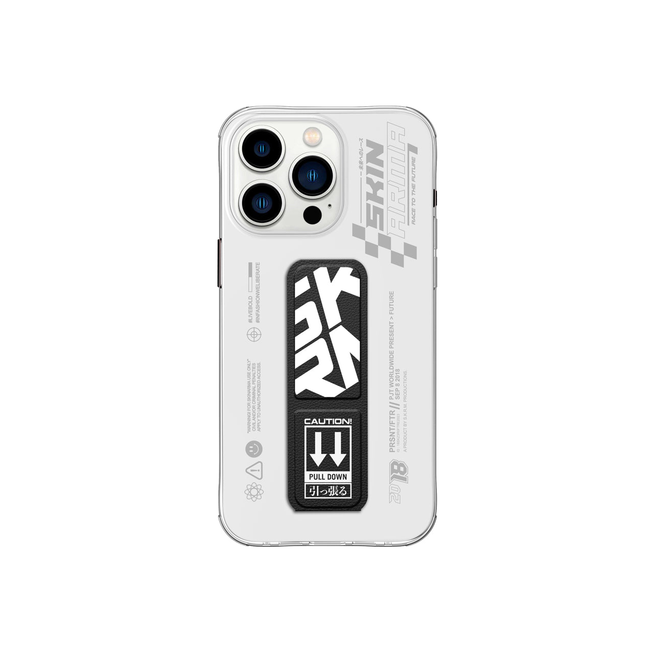 SKINARMA IPHONE 15 PRO MAX 6.7 COVER GRIP STAND APEX - BLACK
