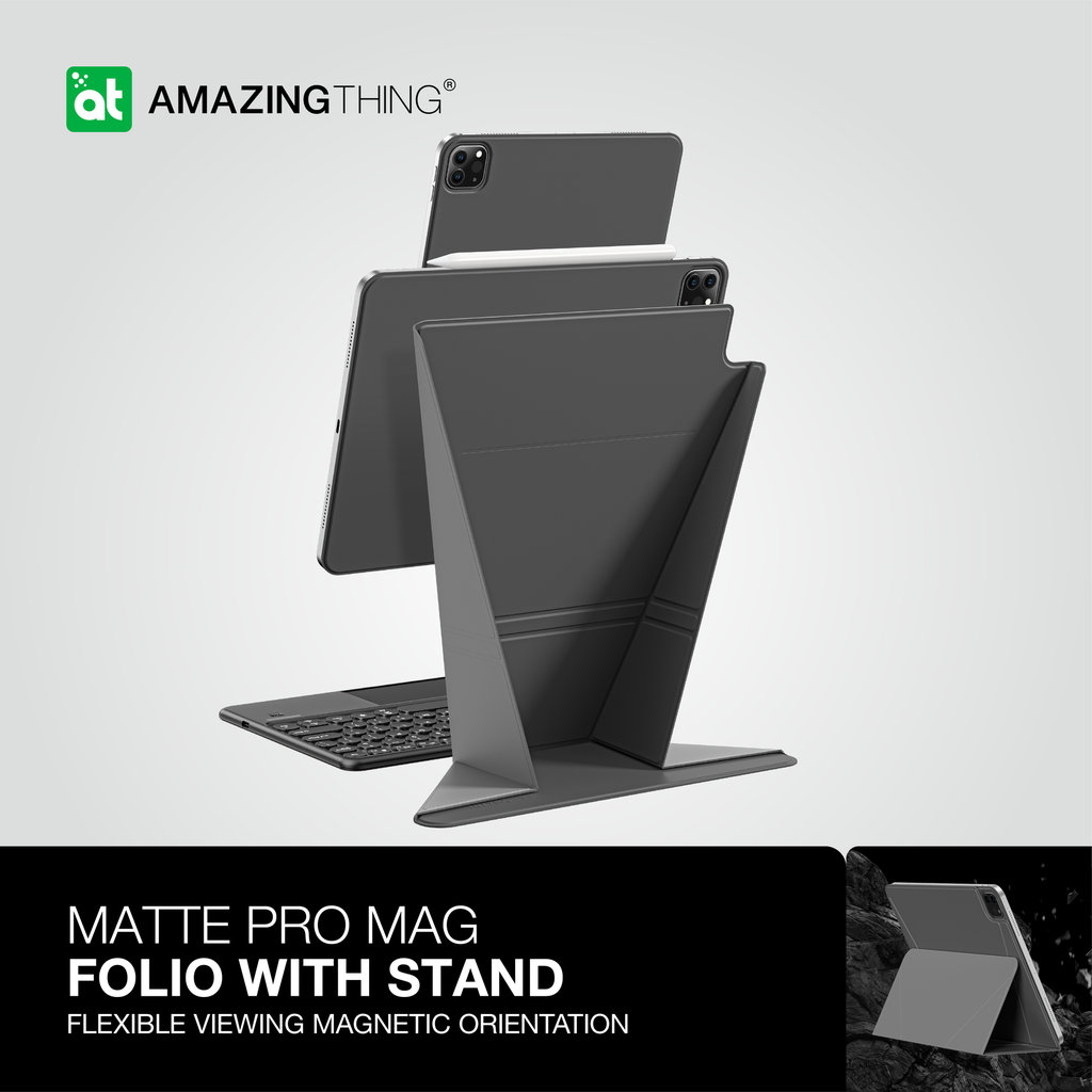 AMAZINGthing MATTE PRO MAG FOLIO WITH STAND FOR IPAD AIR 10.9/IPAD PRO 11 2023