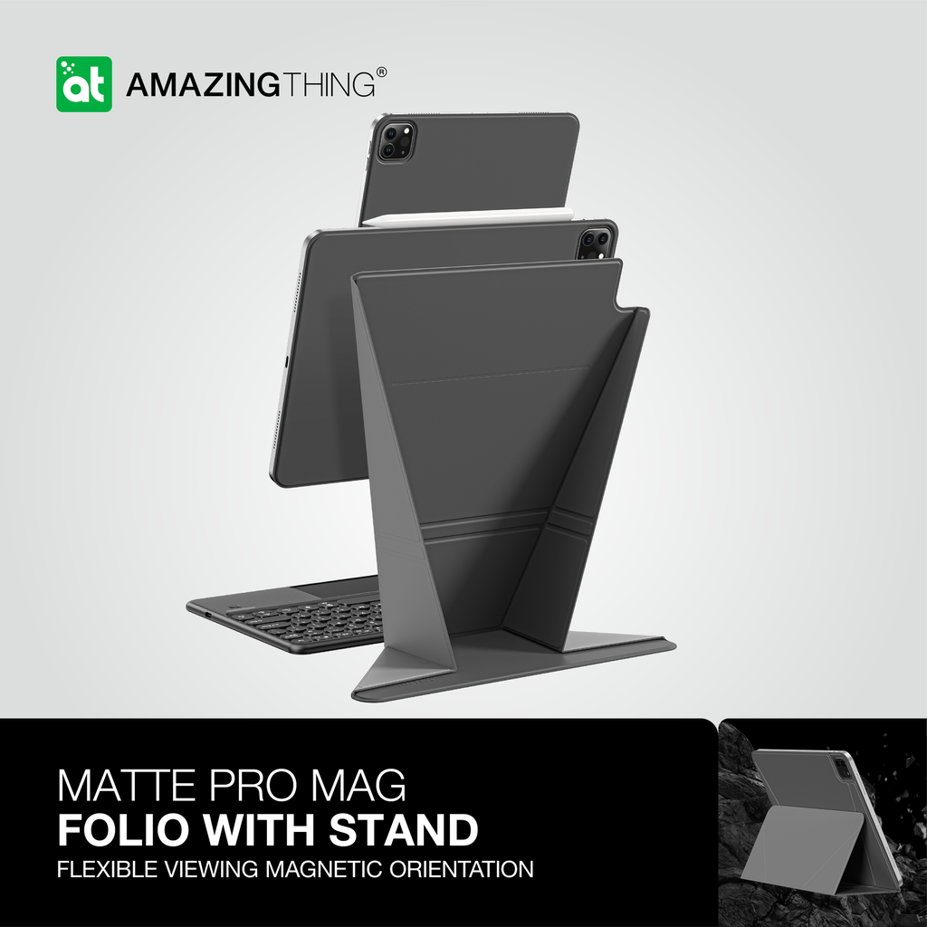 AMAZINGthing MATTE PRO MAG FOLIO WITH STAND FOR IPAD AIR 10.9/IPAD PRO 11 2024