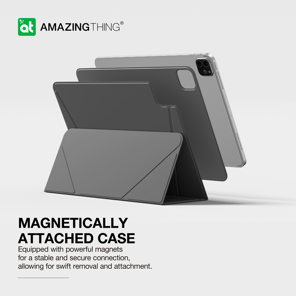 AMAZINGthing MATTE PRO MAG FOLIO WITH STAND FOR IPAD PRO 12.9 2024